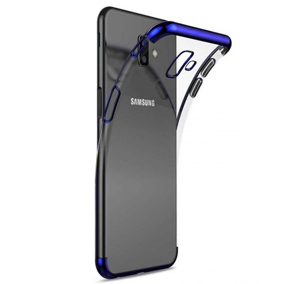 Microsonic Samsung Galaxy J6 Plus Kılıf Skyfall Transparent Clear Mavi 2