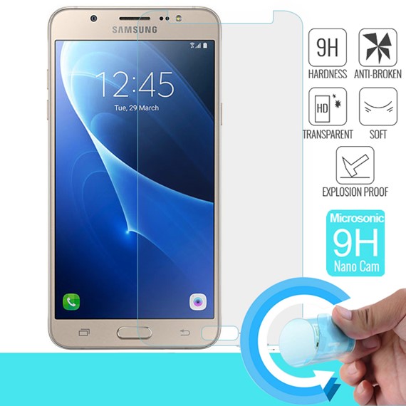 Microsonic Samsung Galaxy J7 2016 Nano Cam Ekran koruyucu Kırılmaz film 1