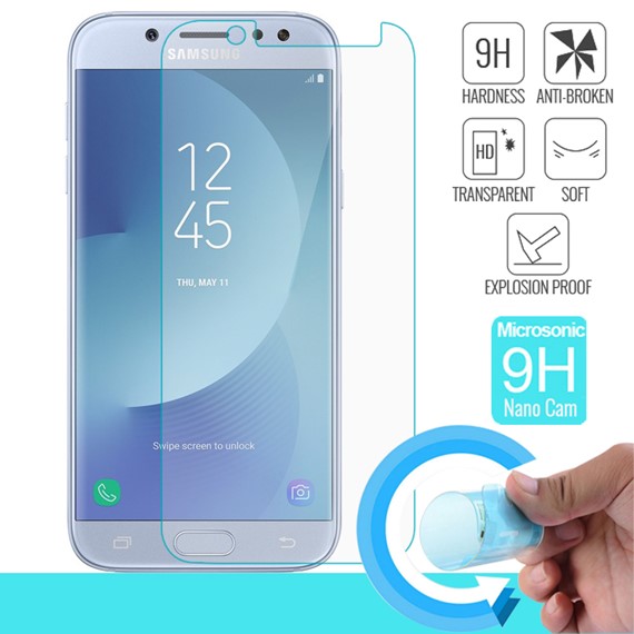 Microsonic Samsung Galaxy J7 Pro Nano Cam Ekran koruyucu Kırılmaz film 1