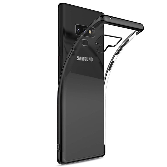 Microsonic Samsung Galaxy Note 9 Kılıf Skyfall Transparent Clear Siyah 2
