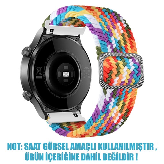 Microsonic Samsung Galaxy Watch Active 2 40mm Kordon Braided Loop Band Pride Edition 2
