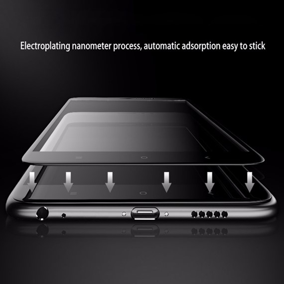 Microsonic Xiaomi Mi 5X Tam Kaplayan Temperli Cam Ekran koruyucu Kırılmaz Film Siyah 4