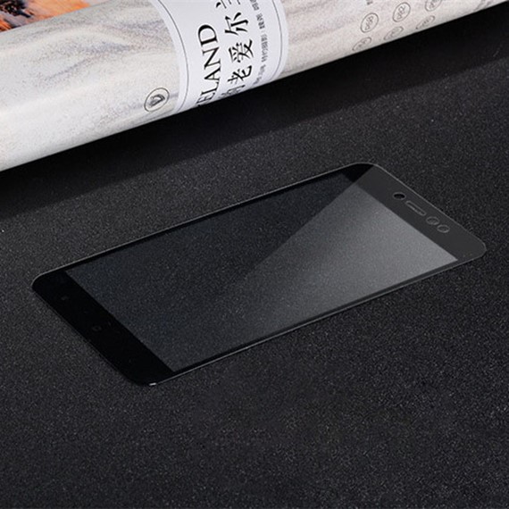 Microsonic Xiaomi Redmi Note 5A Tam Kaplayan Temperli Cam Ekran koruyucu Kırılmaz Film Siyah 2