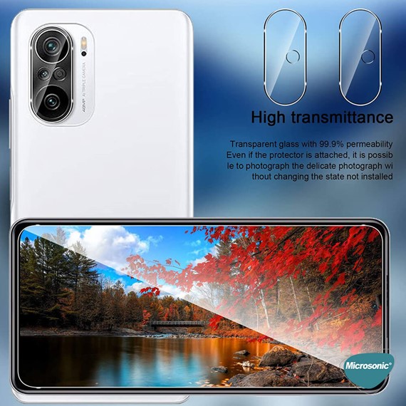 Microsonic Xiaomi Redmi K40 Pro Kamera Lens Koruma Camı 3