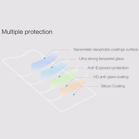 Microsonic Temperli Cam Ekran koruyucu Xiaomi Redmi Note 4X Kırılmaz film 5