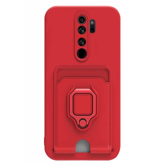 Microsonic Xiaomi Redmi Note 8 Pro Kılıf Multifunction Silicone Kırmızı 2