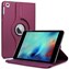 Microsonic iPad Pro 9 7 Kılıf 360 Dönerli Stand Deri Mor