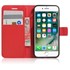 Microsonic Cüzdanlı Deri iPhone 8 Kılıf Kırmızı 1