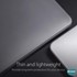 Microsonic Apple MacBook Pro 15 4 2018 Kılıf A1990 Hardshell Siyah 5