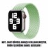 Microsonic Apple Watch Series 4 40mm Kordon Medium Size 147mm Knitted Fabric Single Loop Açık Yeşil 2