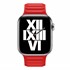 Microsonic Apple Watch SE 40mm Kordon Leather Link Band Kırmızı 3