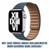 Microsonic Apple Watch Series 4 40mm Kordon Leather Link Band Lacivert 2