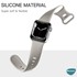 Microsonic Apple Watch SE 40mm Kordon ActiveFlex Wristband Kırmızı 3