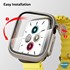 Microsonic Apple Watch Series 9 45mm Kılıf Apple Watch Ultra Dönüştürücü Ekran Koruyucu Kasa Yıldız Işığı 2