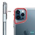 Microsonic Apple iPhone 15 Pro Max Kılıf Trex Bumper Şeffaf 5