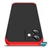 Microsonic Apple iPhone 12 Kılıf Double Dip 360 Protective Siyah Gri 7