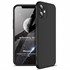 Microsonic Apple iPhone 12 Kılıf Double Dip 360 Protective Siyah 1