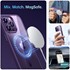 Microsonic Apple iPhone 15 Pro Max Kılıf MagSafe Shadow Planet Lacivert 2