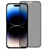 Microsonic Apple iPhone 15 Pro Privacy 5D Gizlilik Filtreli Cam Ekran Koruyucu Siyah 1