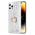 Microsonic Apple iPhone 15 Pro Max Kılıf Glitter Liquid Holder Gümüş 1