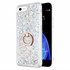 Microsonic Apple iPhone 6 Plus Kılıf Glitter Liquid Holder Gümüş 1