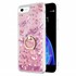 Microsonic Apple iPhone 6 Plus Kılıf Glitter Liquid Holder Pembe 1