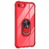 Microsonic Apple iPhone 6S Kılıf Grande Clear Ring Holder Kırmızı 2