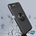 Microsonic Apple iPhone SE 2022 Kılıf Kickstand Ring Holder Siyah 4