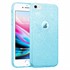 Microsonic Apple iPhone SE 2020 Kılıf Sparkle Shiny Mavi 1