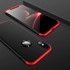 Microsonic Apple iPhone XS Kılıf Double Dip 360 Protective Siyah Kırmızı 3