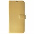 Microsonic Apple iPhone XS Max Kılıf Delux Leather Wallet Gold 2