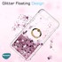 Microsonic Samsung Galaxy A02s Kılıf Glitter Liquid Holder Pembe 3