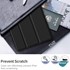 Microsonic Huawei MatePad T10S Kılıf Slim Translucent Back Smart Cover Siyah 5