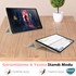 Microsonic Huawei MediaPad T3 10 Kılıf Slim Translucent Back Smart Cover Gümüş 4