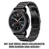 Microsonic Samsung Galaxy Watch 42mm Metal Stainless Steel Kordon Siyah 2