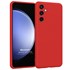Microsonic Matte Silicone Samsung Galaxy S23 FE Kılıf Kırmızı 1