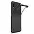 Microsonic Samsung Galaxy A01 Kılıf Skyfall Transparent Clear Siyah 2