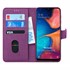 Microsonic Samsung Galaxy A20 Kılıf Fabric Book Wallet Mor 1