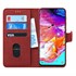 Microsonic Samsung Galaxy A70 Kılıf Fabric Book Wallet Kırmızı 1