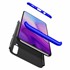 Microsonic Samsung Galaxy A70 Kılıf Double Dip 360 Protective Siyah Mavi 3
