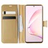 Microsonic Samsung Galaxy A81 Kılıf Delux Leather Wallet Gold 1