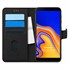 Microsonic Samsung Galaxy J4 Plus Kılıf Fabric Book Wallet Siyah 1