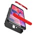 Microsonic Samsung Galaxy J6 Plus Kılıf Double Dip 360 Protective Siyah Kırmızı 3