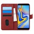 Microsonic Samsung Galaxy J6 Plus Kılıf Fabric Book Wallet Kırmızı 1
