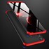 Microsonic Samsung Galaxy M30 Kılıf Double Dip 360 Protective Siyah Kırmızı 4