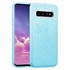 Microsonic Samsung Galaxy S10 Kılıf Sparkle Shiny Mavi 1