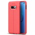 Microsonic Samsung Galaxy S10e Kılıf Deri Dokulu Silikon Kırmızı 1