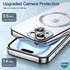 Microsonic Apple iPhone 15 Plus Kılıf MagSafe Luxury Electroplate Gümüş 4