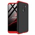Microsonic Xiaomi Pocophone F1 Kılıf Double Dip 360 Protective Siyah Kırmızı 1