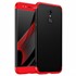 Microsonic Xiaomi Redmi 5 Kılıf Double Dip 360 Protective Siyah Kırmızı 1